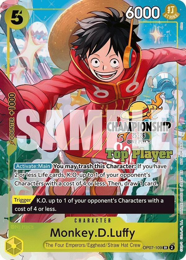 Monkey.D.Luffy (CS 25-26 Top Player Pack)