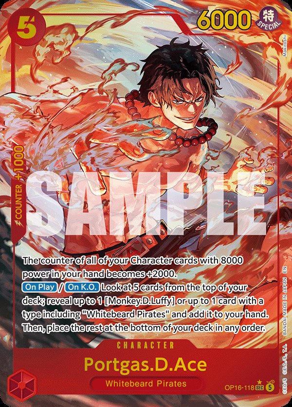 Portgas.D.Ace (118) (Alternate Art)