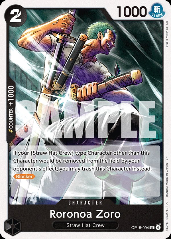 Roronoa Zoro (OP15-094)