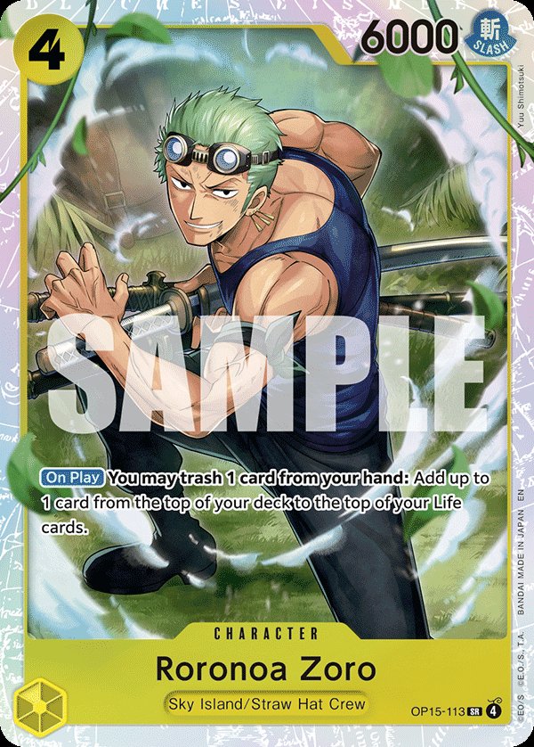 Roronoa Zoro (OP15-113)