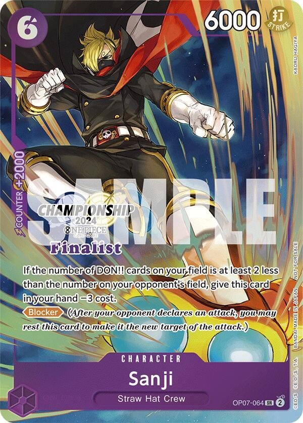 Sanji (Championship 2024 Finalist Card Set)