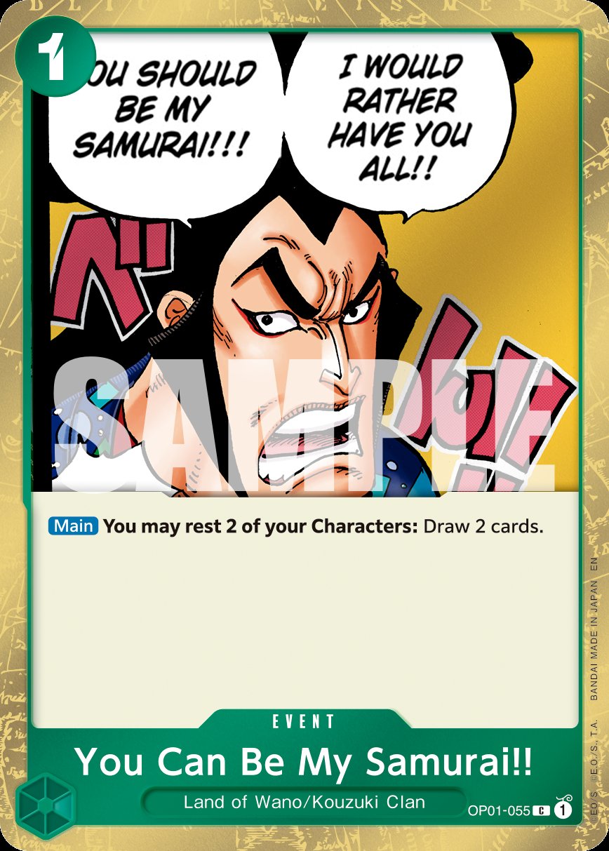 You Can Be My Samurai!! (Pirate Foil)
