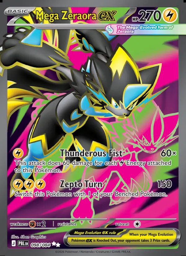 Mega Zeraora ex