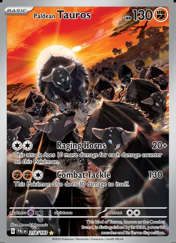Paldean Tauros
