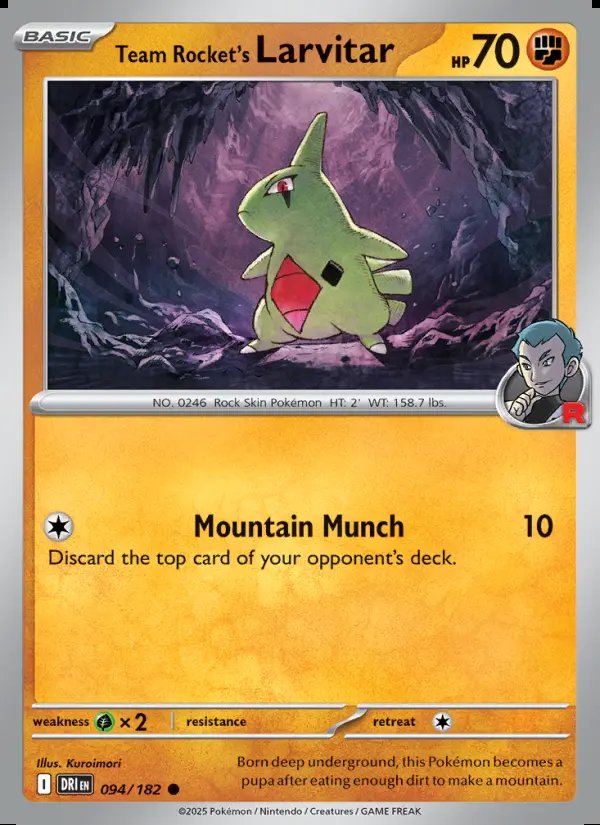 Team Rocket's Larvitar