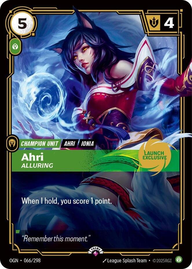Ahri, Alluring (Launch Exclusive)