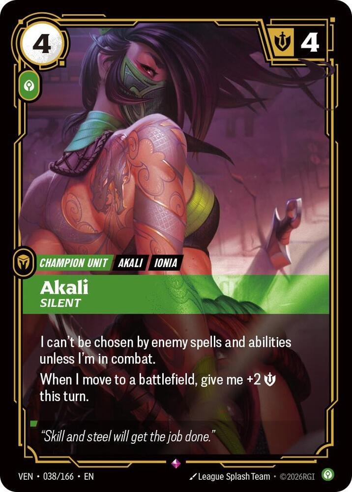 Akali, Silent