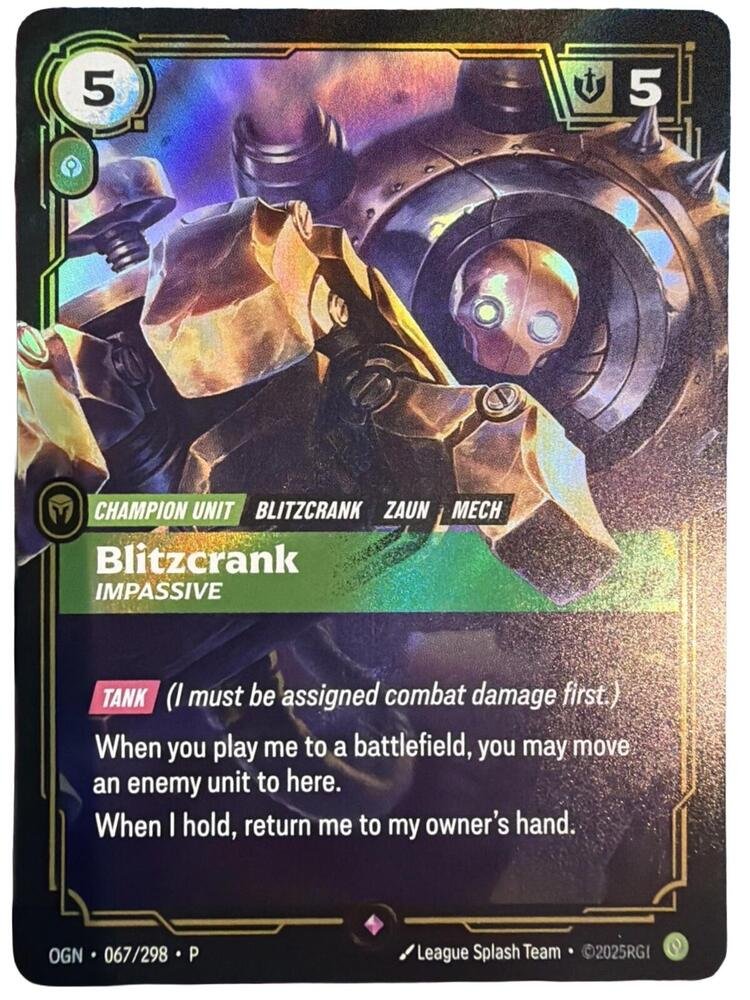 Blitzcrank, Impassive