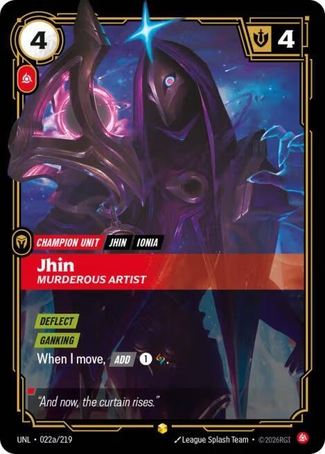 Jhin, Murderous Artist (Alternate Art)