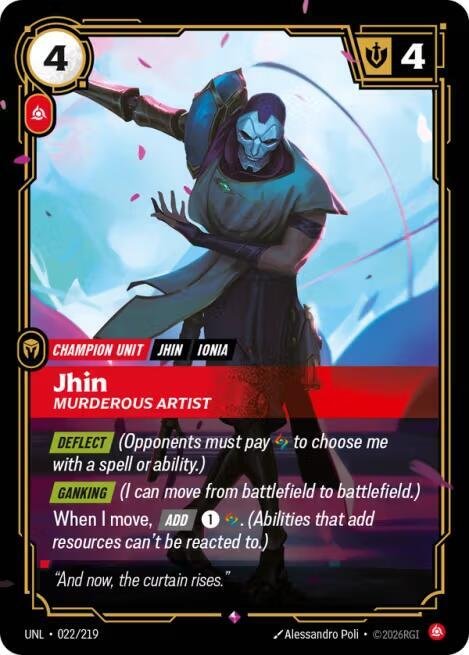 Jhin, Murderous Artist