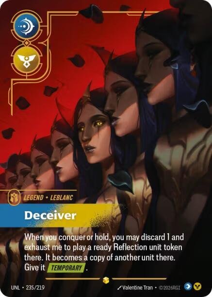 LeBlanc, Deceiver (Overnumbered)
