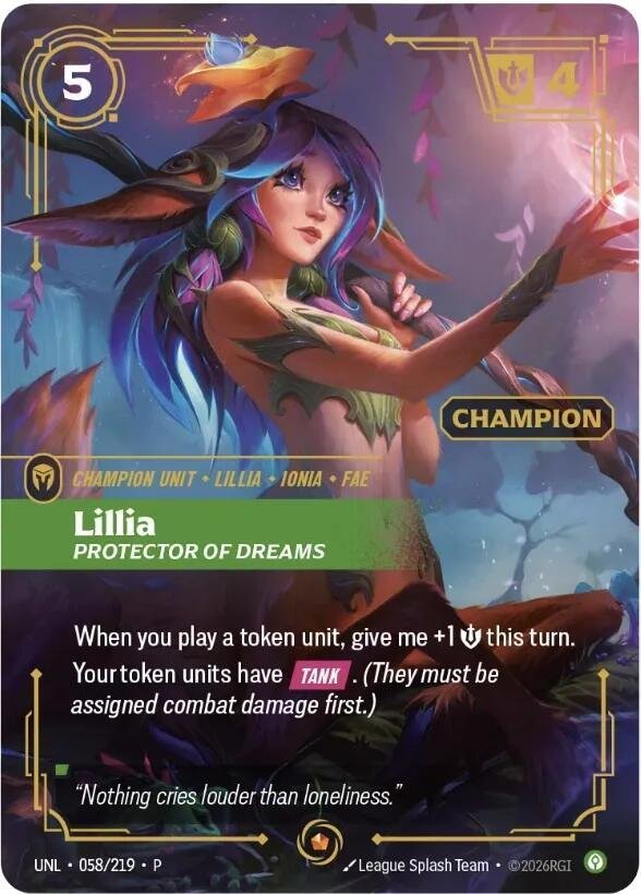 Lillia, Protector of Dreams (Champion)