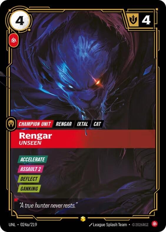 Rengar, Unseen (Alternate Art)