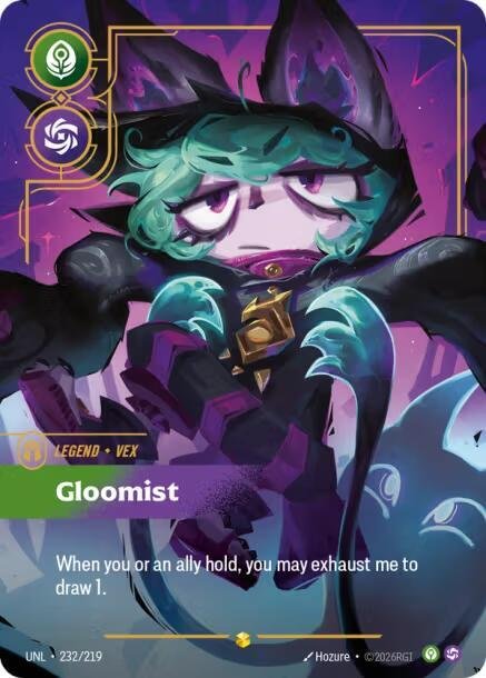 Vex, Gloomist (Overnumbered)