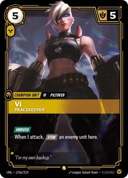 Vi, Peacekeeper (Alternate Art)