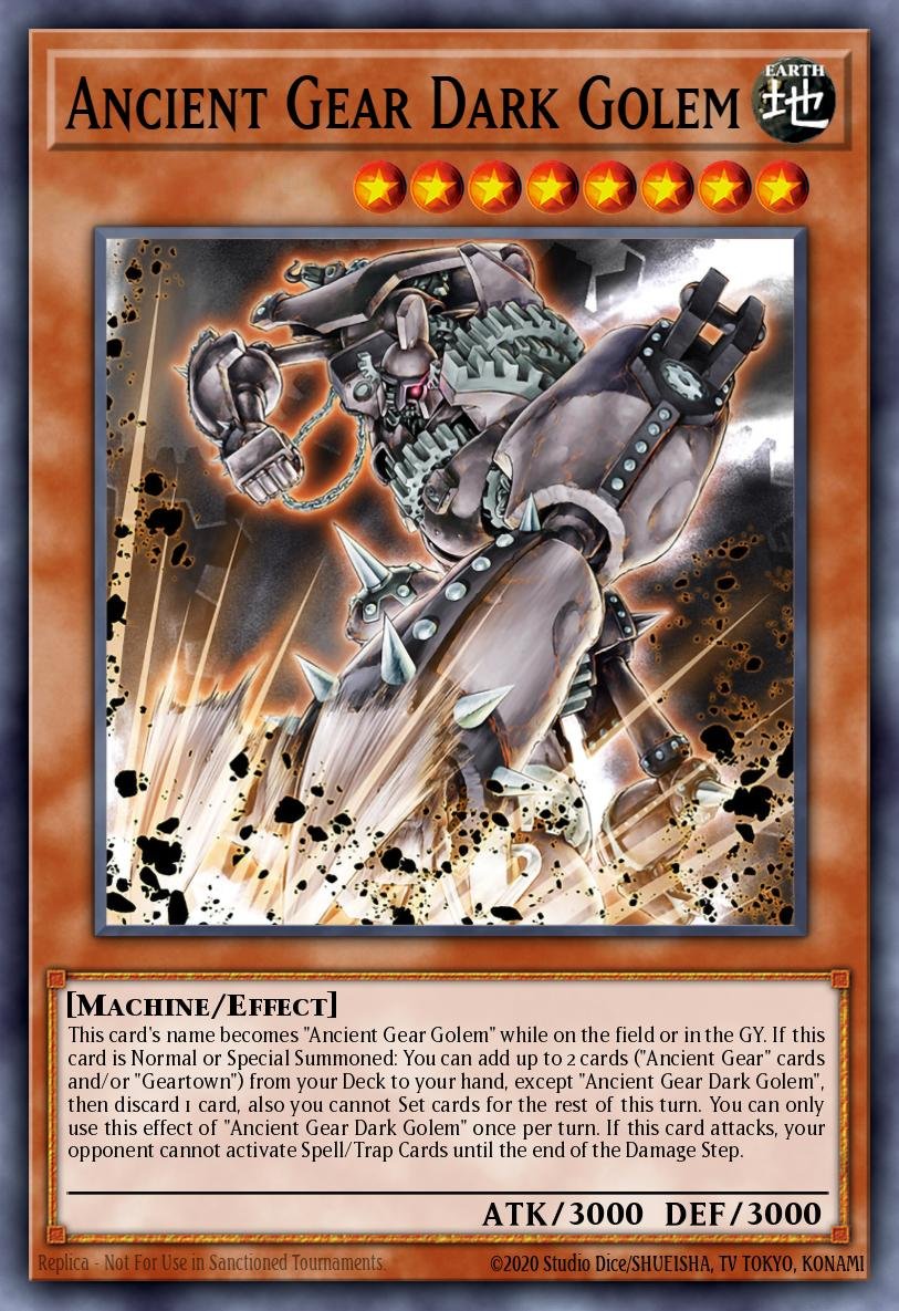 Ancient Gear Dark Golem