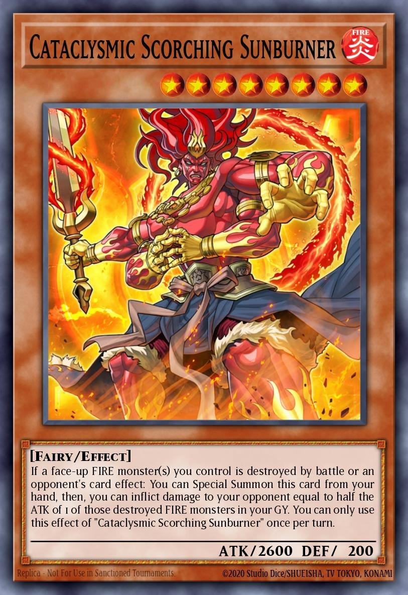Cataclysmic Scorching Sunburner
