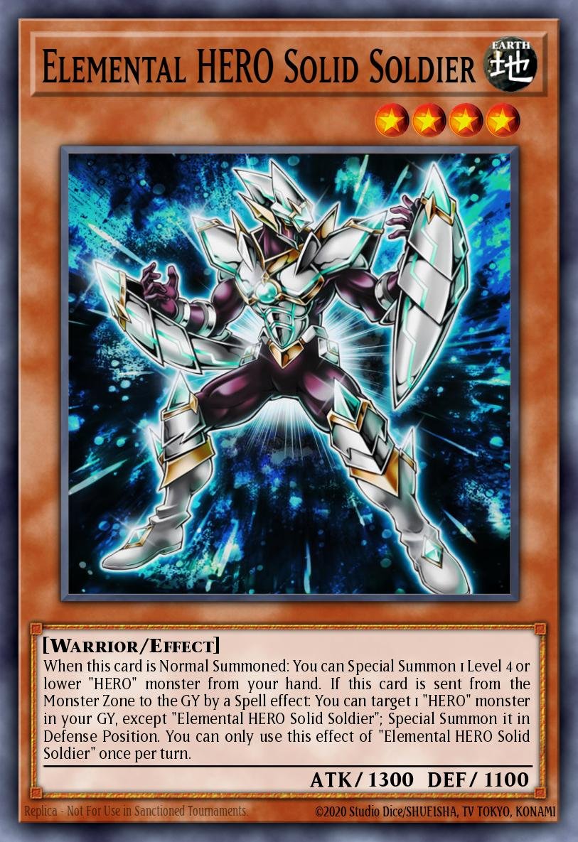 Elemental HERO Solid Soldier
