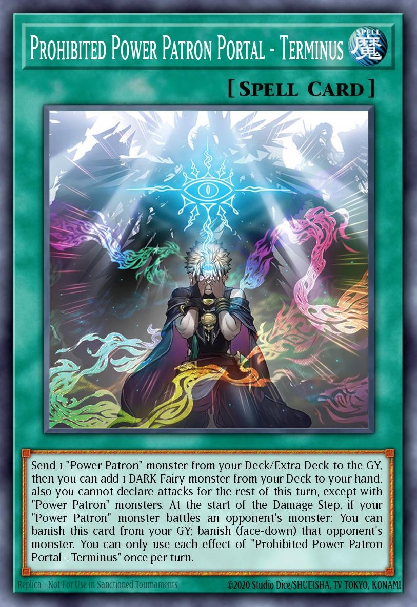 Prohibited Power Patron Portal - Terminus