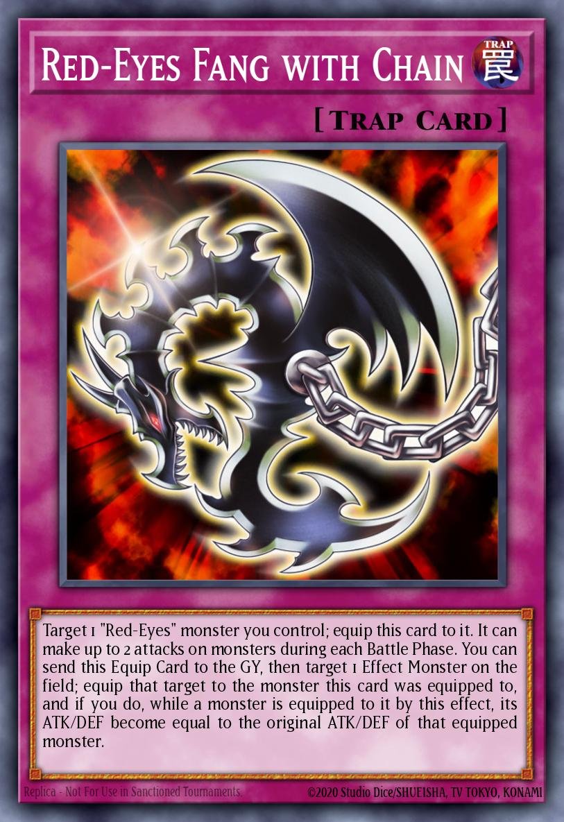 Red-Eyes Fang with Chain