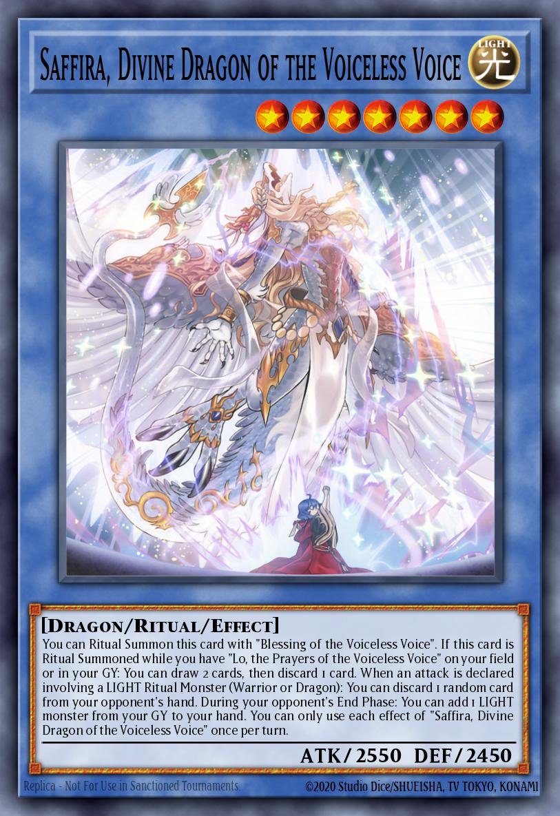 Saffira, Divine Dragon of the Voiceless Voice