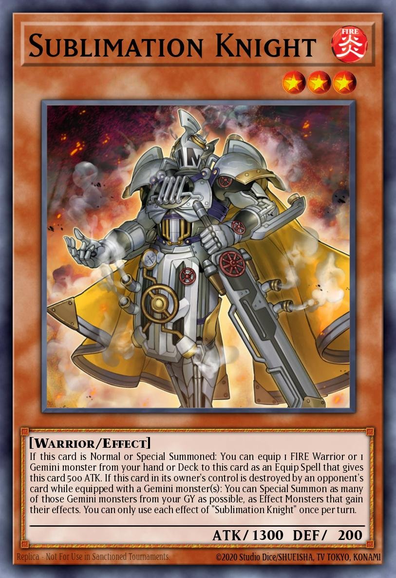 Sublimation Knight