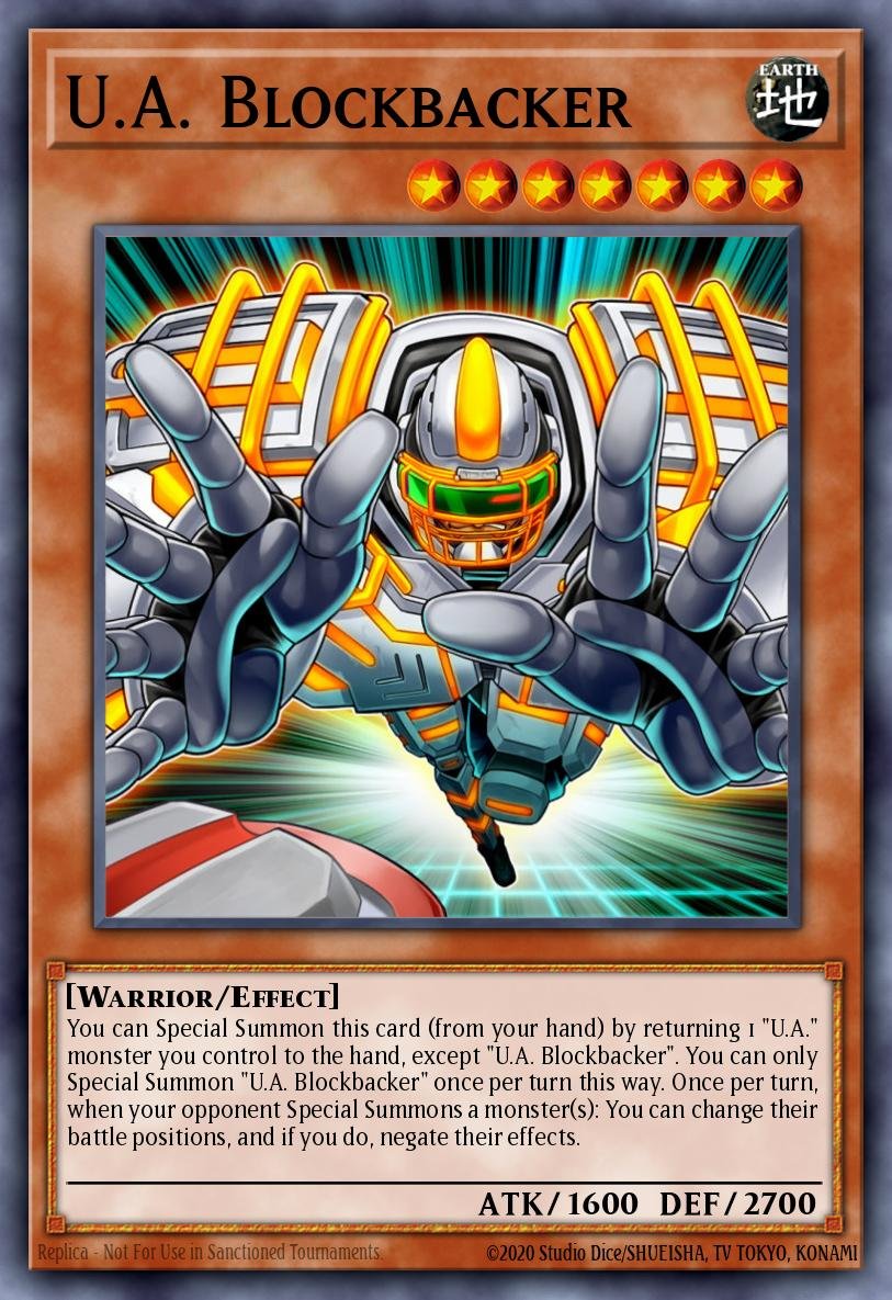 U.A. Blockbacker