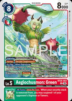 Aegiochusmon: Green