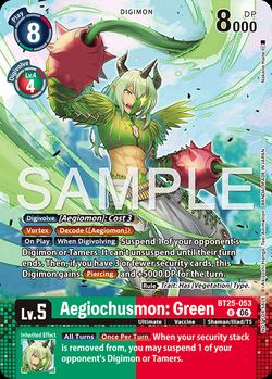 Aegiochusmon: Green