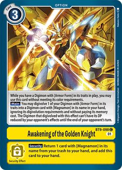 
                        Awakening of the Golden Knight
                      