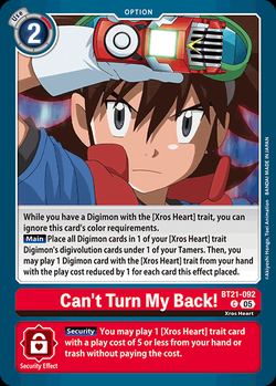 Can't Turn My Back!