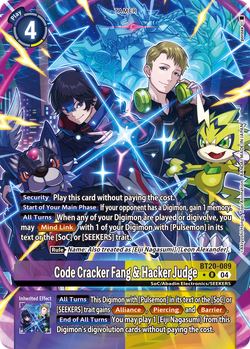 
                        Code Cracker Fang & Hacker Judge
                      