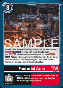 Factorial Area