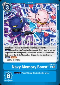 Navy Memory Boost!