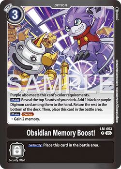 Obsidian Memory Boost!