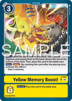 Yellow Memory Boost!