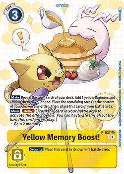 Yellow Memory Boost!