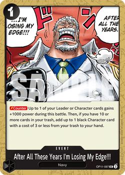 After All These Years I'm Losing My Edge!!!