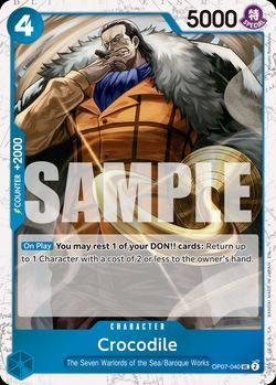 Crocodile - OP07-040 (Pirate Foil)