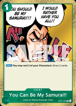 You Can Be My Samurai!! (Pirate Foil)