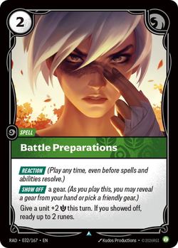Battle Preparations