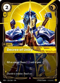 Decree of Unity