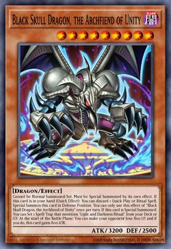 Black Skull Dragon, the Archfiend of Unity