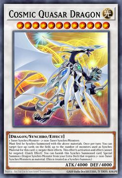 Cosmic Quasar Dragon