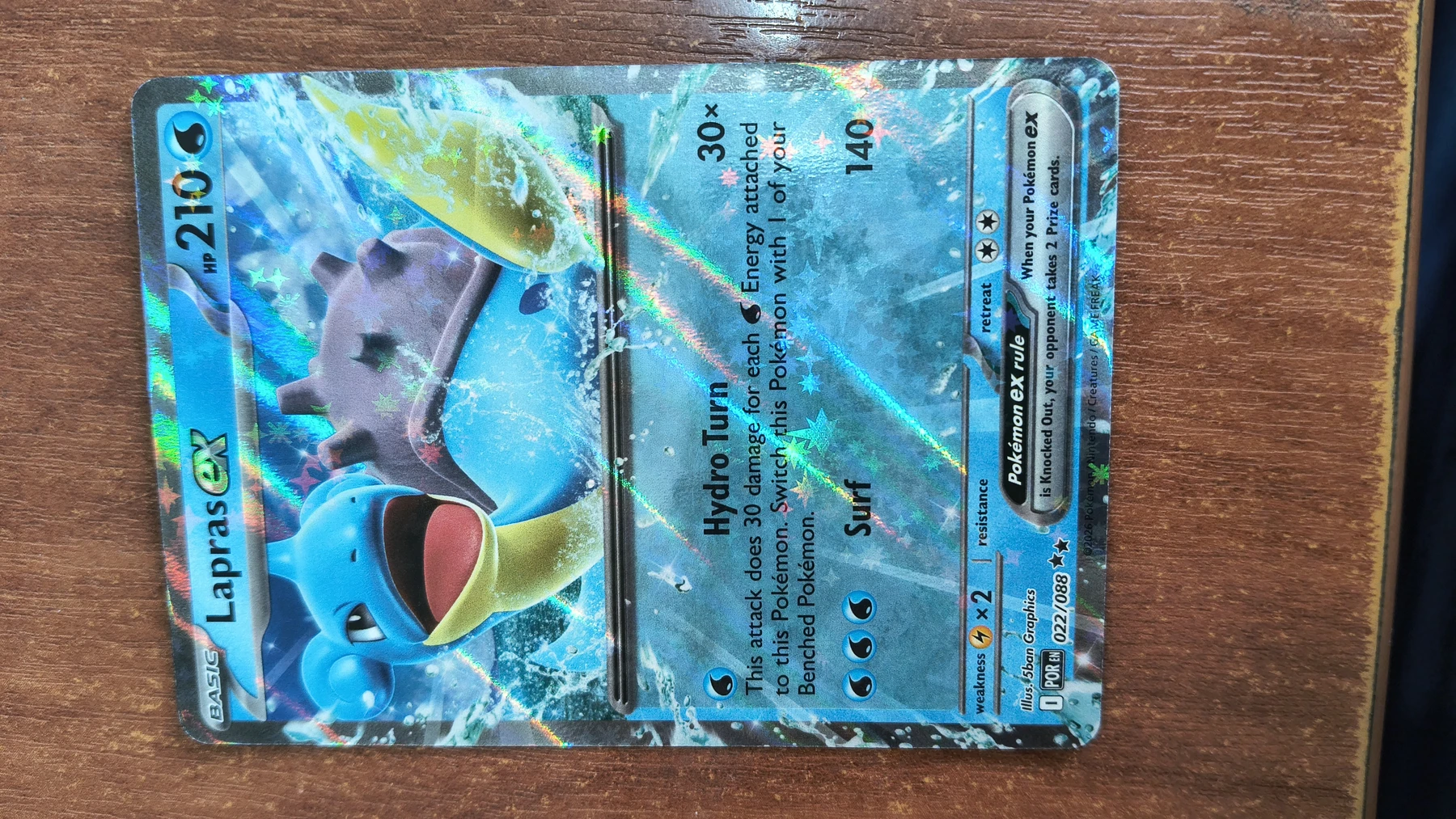 Foto real de Lapras ex