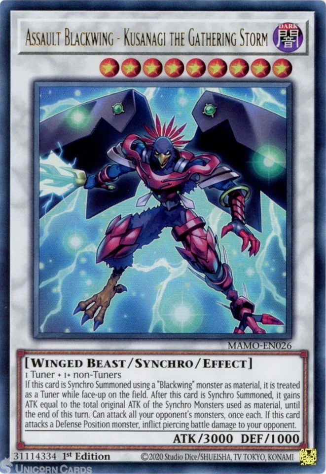 ASSAULT BLACKWING KUSANAGI THE GATHERING STORM