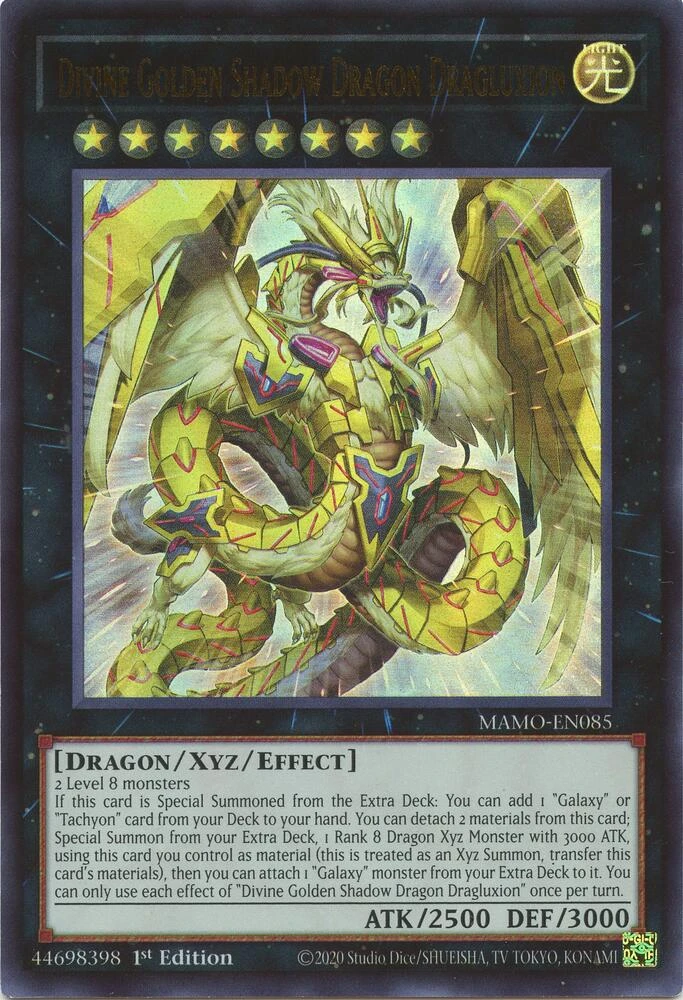 DIVINE GOLDEN SHADOW DRAGON DRAGLUXION