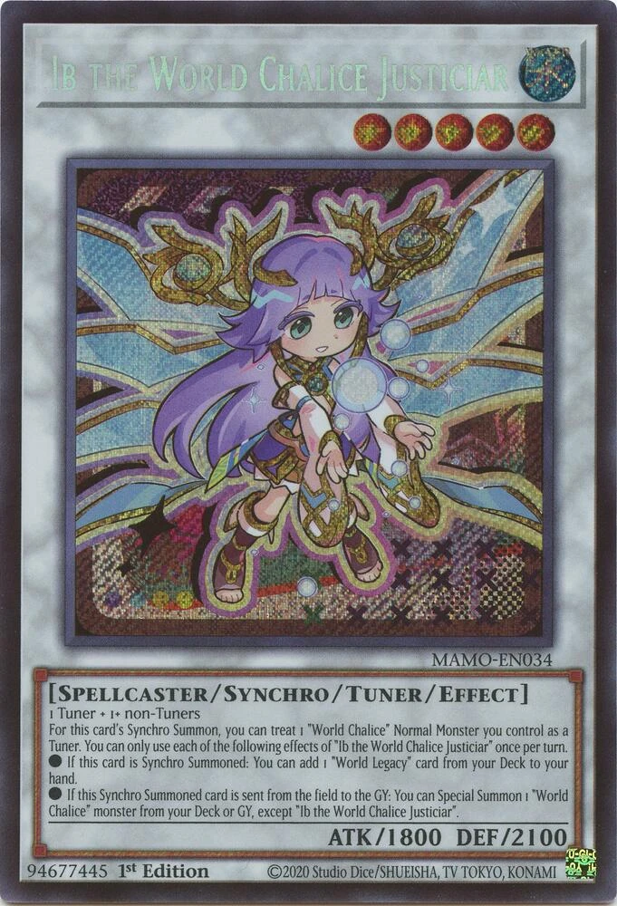 IB  THE WORLD CHALICE JUSTICIAR (SECRETA)