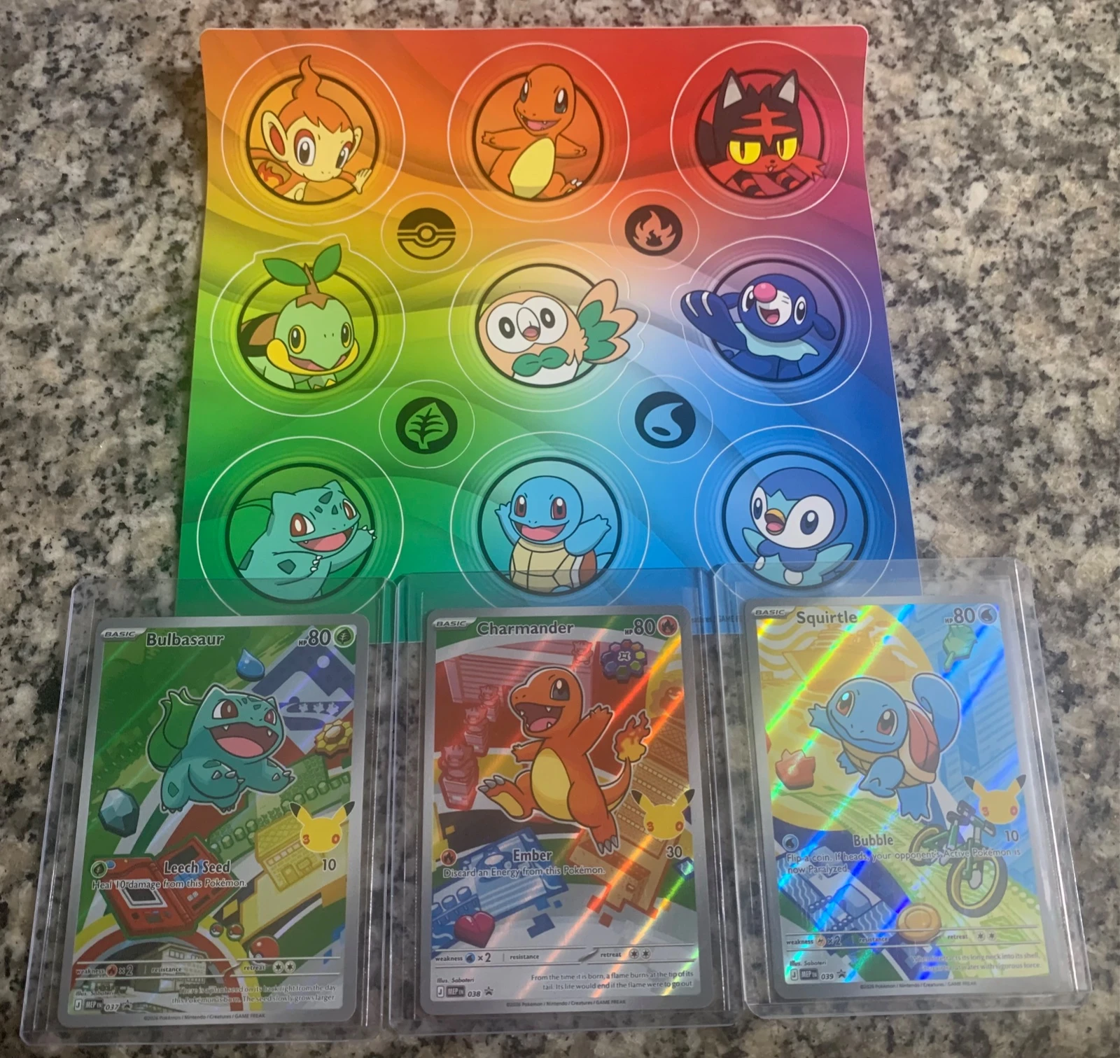 Charmander Mega Evolution Promo/ Bulbasaur Mega Evolution Promo/ Squirtle Mega Evolution Promo