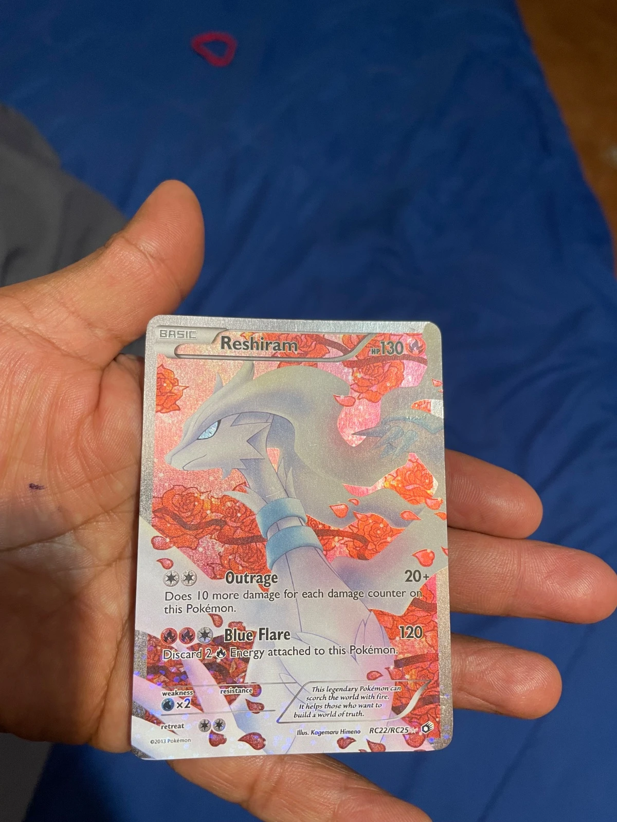 Foto real de Reshiram